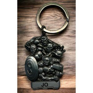 Marvel Comics Super Heroes Avengers Keychain Universal Studios "Jo"